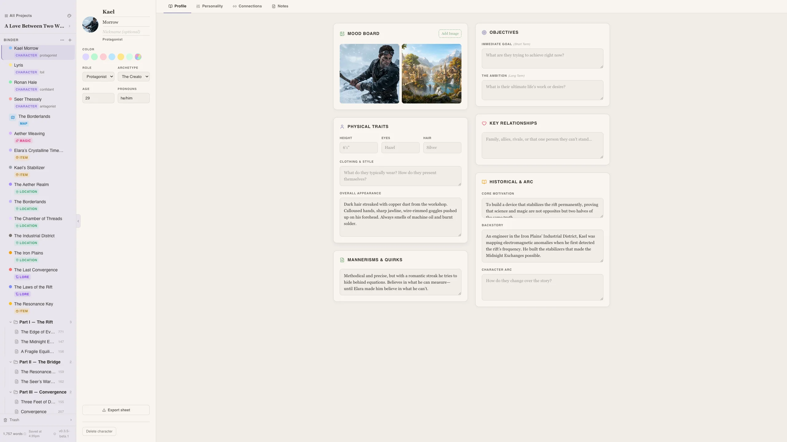 Deep Character Tools