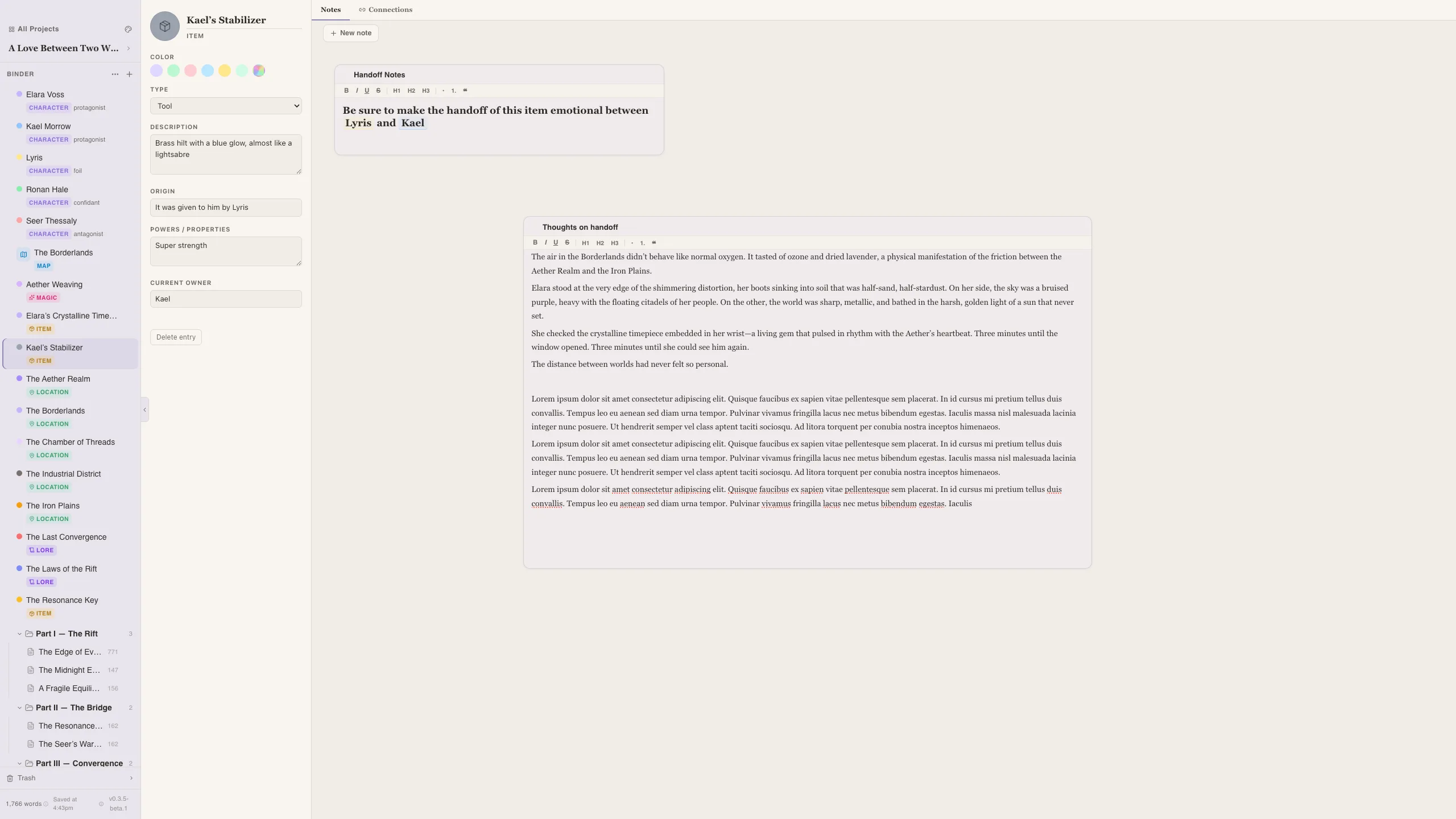 World-Building Codex